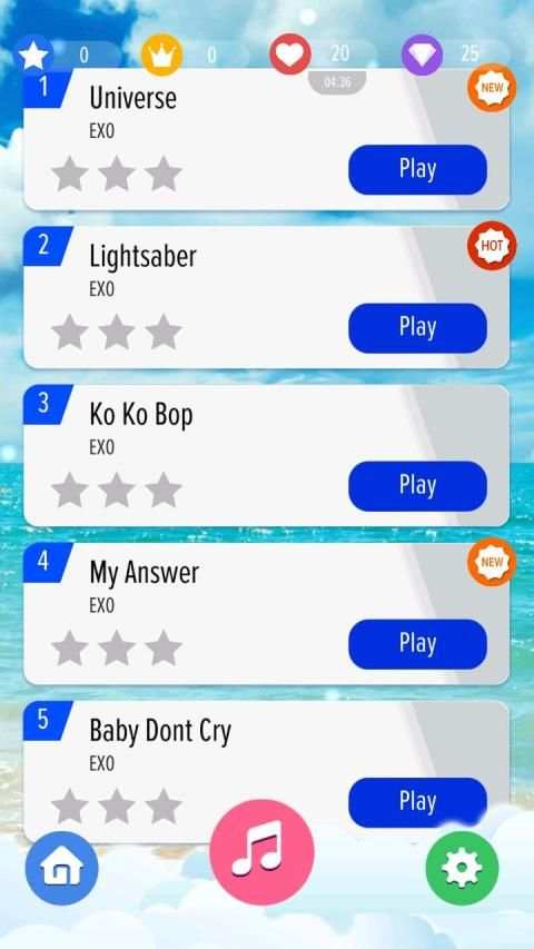 EXO Piano Tiles KPOP 2019 screenshot 6