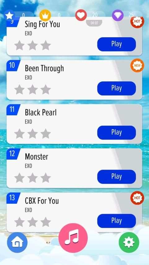 EXO Piano Tiles KPOP 2019 screenshot 4