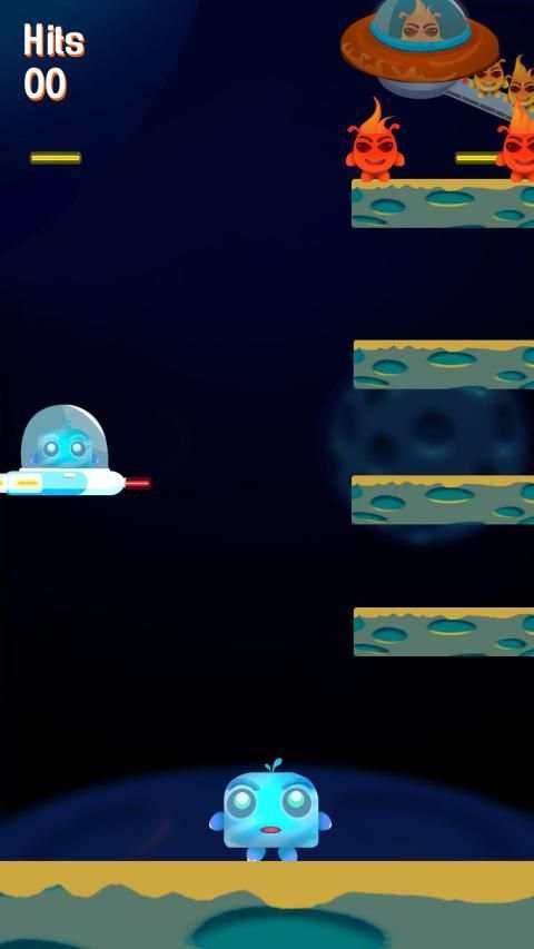 Alien Fight : ice alien vs fire alien war स्क्रीनशॉट 2