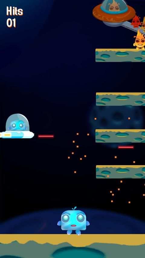 Alien Fight : ice alien vs fire alien war स्क्रीनशॉट 6