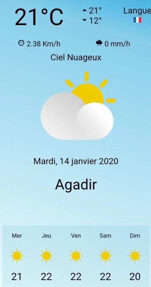 Météo Agadir скриншот 2