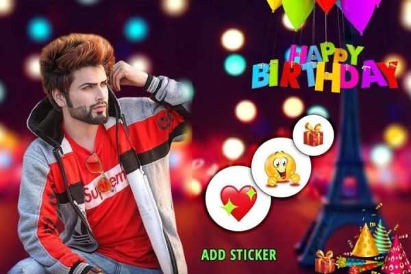 Birthday Photo Editor स्क्रीनशॉट 3