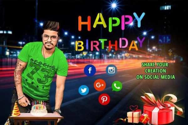 Birthday Photo Editor स्क्रीनशॉट 5