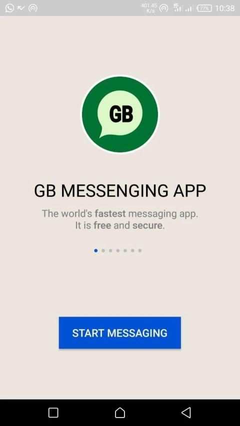 GB messenger App screenshot 3