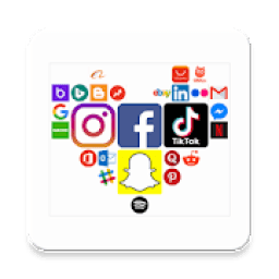 All in one App - Facebook Instagram Twitter Tiktok icon