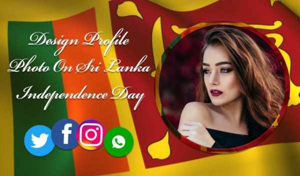 Sri Lanka Independence Day: Photo Frame Editor screenshot 1