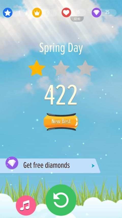 BTS Piano Tiles KPOP screenshot 2