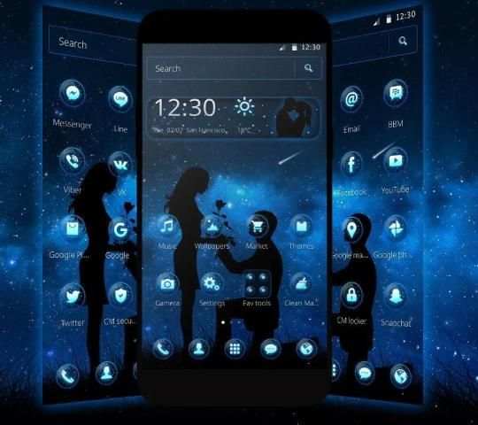 ★ LOVE NIGHT THEME ★ screenshot 4