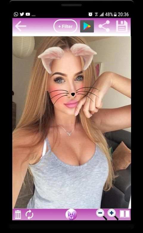 Snap Face Photo Editor Snap Filter Effect स्क्रीनशॉट 2