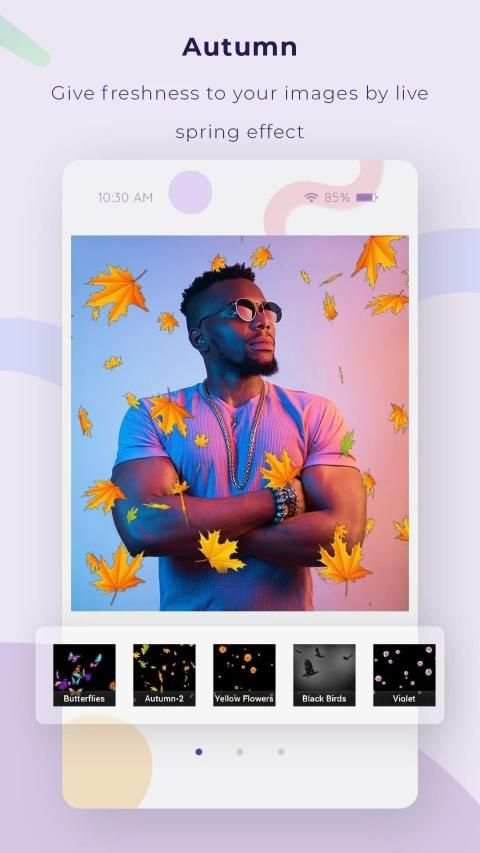 Spring Photo Effect Video Maker स्क्रीनशॉट 2