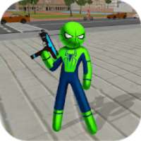 Amazing Rope Hero - Stickman Spider Fight