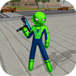 Amazing Rope Hero - Stickman Spider Fight icon