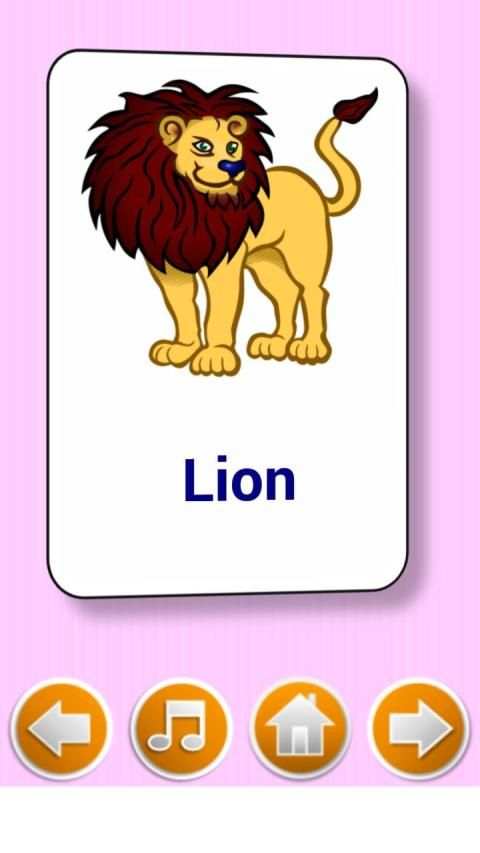 Kids flashcard game screenshot 2
