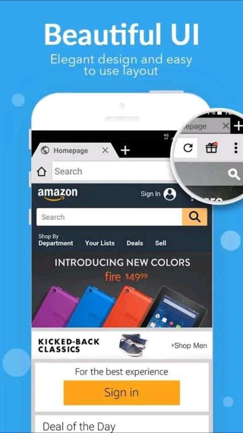 HEO Fast Browser. स्क्रीनशॉट 3