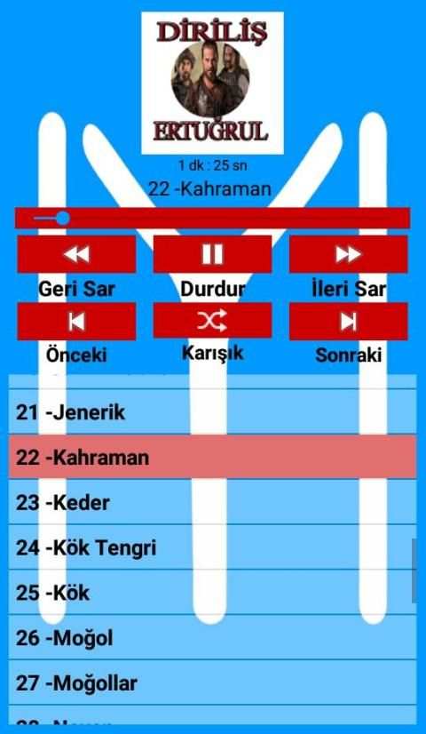 Diriliş Ertuğrul Dizi Müzikleri (İnternetsiz) screenshot 3