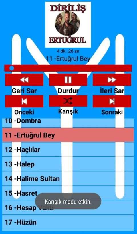 Diriliş Ertuğrul Dizi Müzikleri (İnternetsiz) screenshot 7