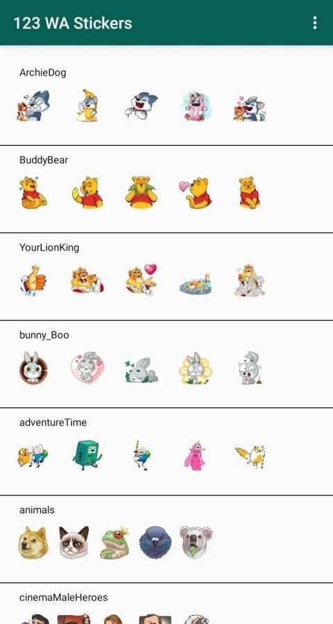 123 Stickers for WA - WAStickerApps screenshot 7