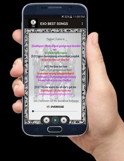 Best Exo Songs Plus Lyric screenshot 1