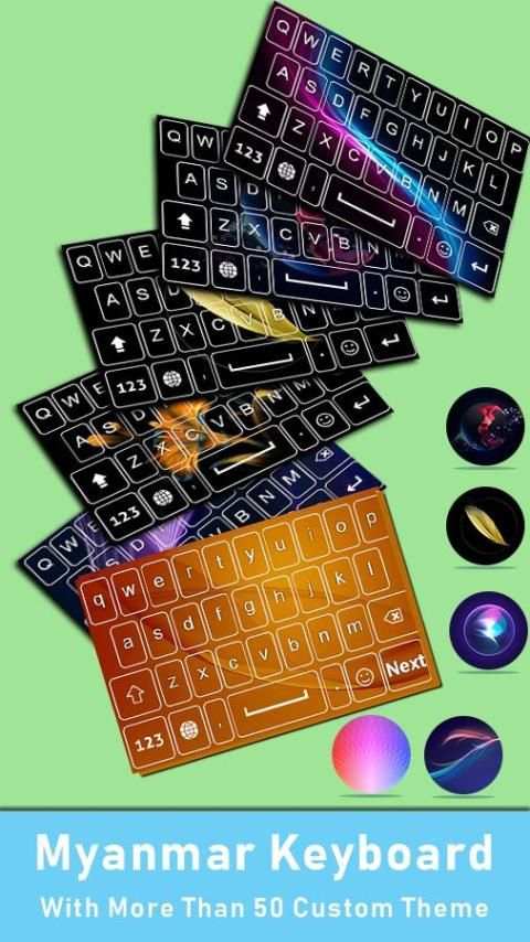 Zawgyi Keyboard, Myanmar Keyboard with Zawgyi font screenshot 1