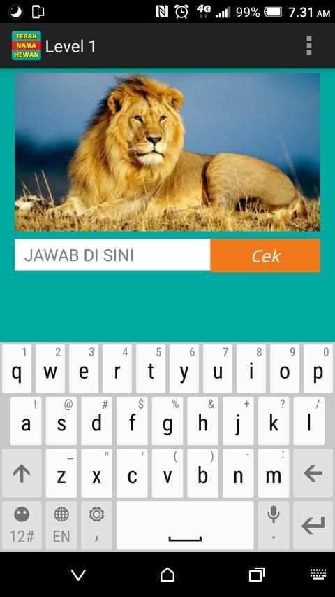 Tebak Nama Hewan screenshot 4