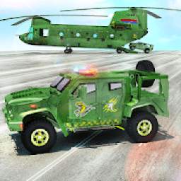 US Army Humvee Jeep Car Transporter - Parking Game