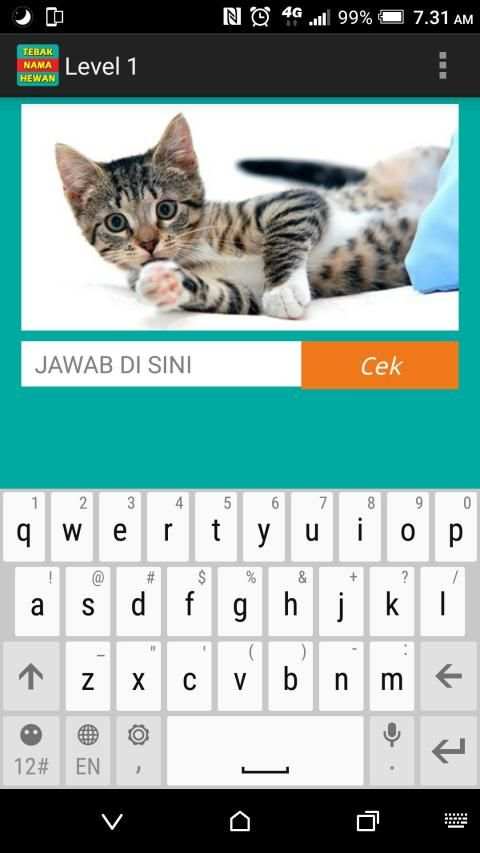Tebak Nama Hewan screenshot 7