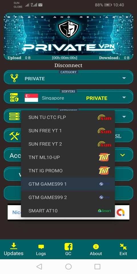 PRIVATE VPN -Fast & Stable Servers स्क्रीनशॉट 3