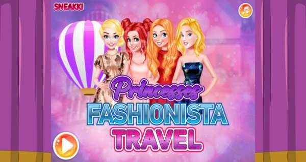 Princesses Travel Fashionista screenshot 8