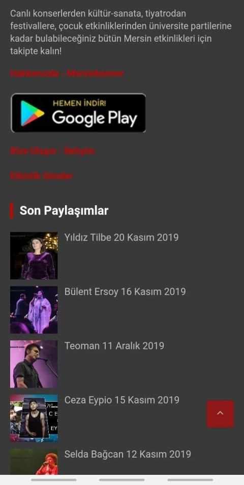 MersinKonser.Com screenshot 1