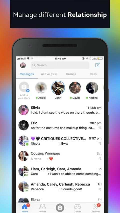 Messenger: 2nd Account for All Social Network screenshot 2