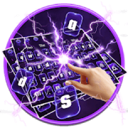 Blue Lightning Thunder Keyboard आइकन