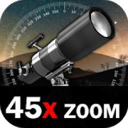 Telescope 45x Zoom Camera (Photo and Video)