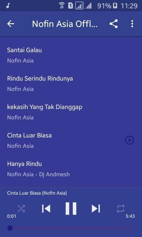 DJ Nofin Asia Lengkap screenshot 1