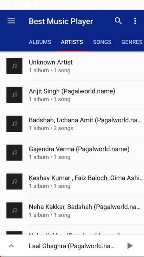 Music Player स्क्रीनशॉट 7