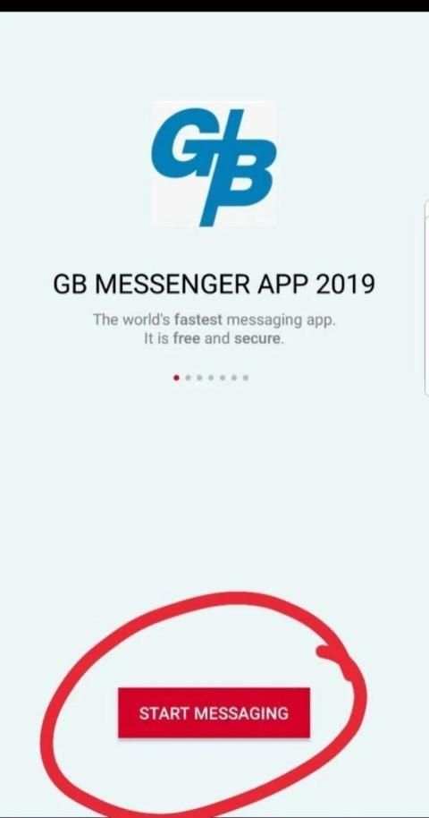 GB MESSENGER APP 2019 screenshot 3
