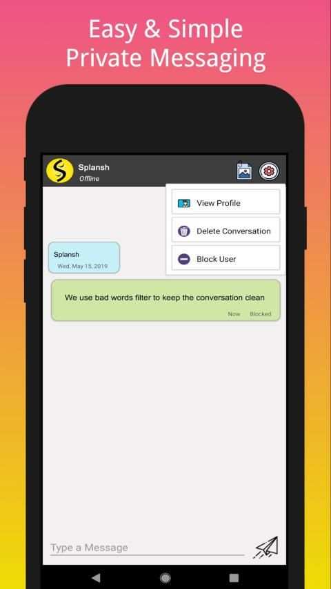 Chat with Strangers App - Splansh - Chat & Share स्क्रीनशॉट 2