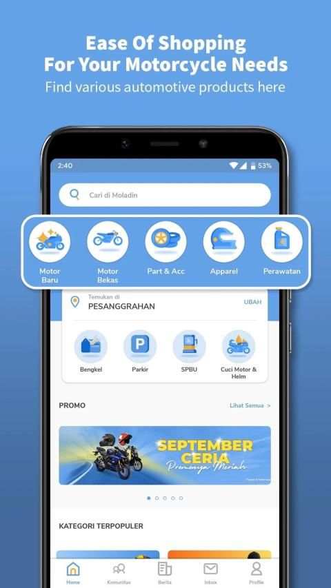 Moladin - Online Motorcycle Platform screenshot 7