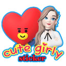 Sticker cute girky 1.0