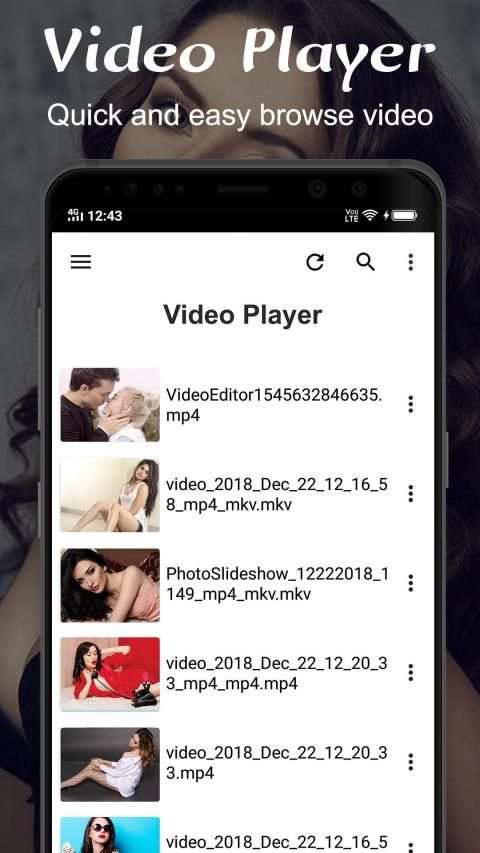 Six Video Player - All Format Video Player 2020 स्क्रीनशॉट 4
