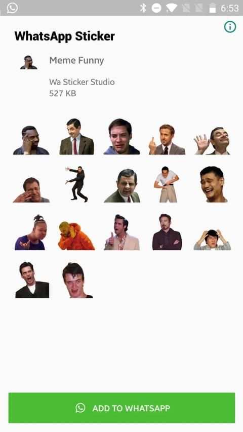 Funny Meme Stickers for WhatsApp -WAStickerApps screenshot 4