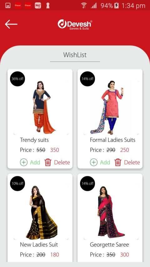 Devesh Sarees स्क्रीनशॉट 1