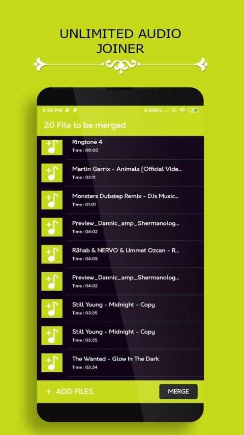 MP3 Merger : Audio Joiner स्क्रीनशॉट 5