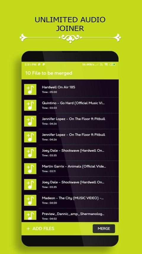 MP3 Merger : Audio Joiner स्क्रीनशॉट 6