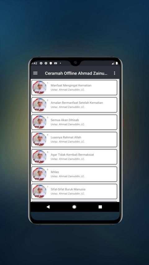 Ceramah Offline Ahmad Zainuddin, LC. screenshot 4