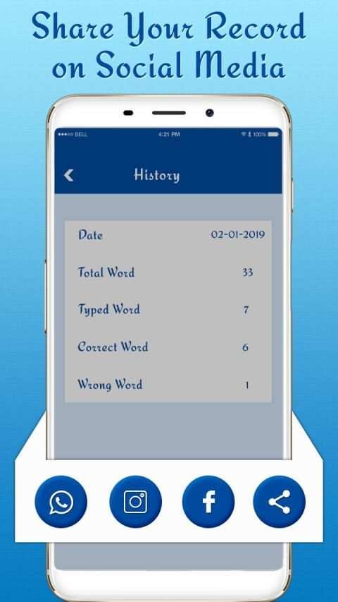 Learn Typing in Mobile - Typing Speed Master Test screenshot 1