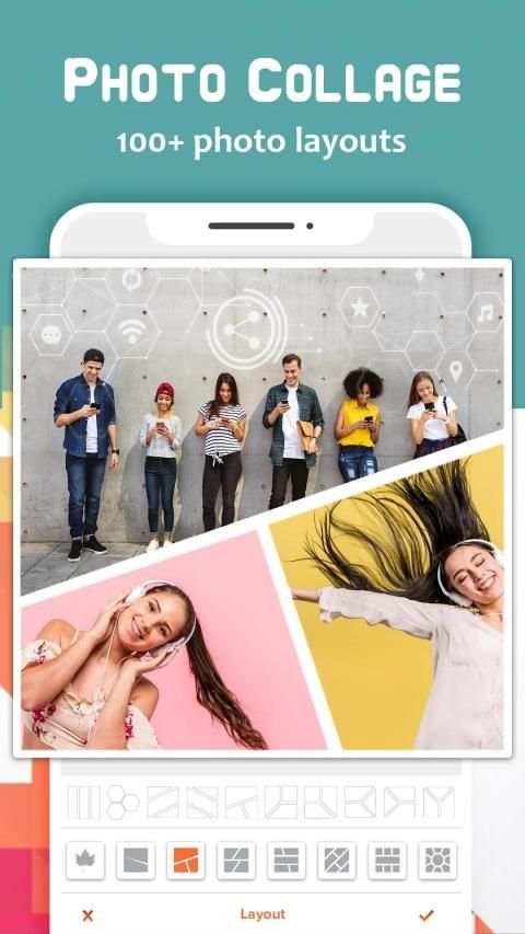 Photo Collage Maker -Free Style Pic Collage Editor स्क्रीनशॉट 6