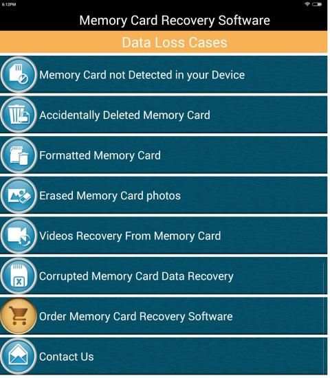 Memory Card Recovery Software Help स्क्रीनशॉट 18