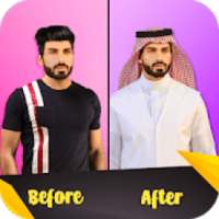 Arab Man Photo Suit Maker