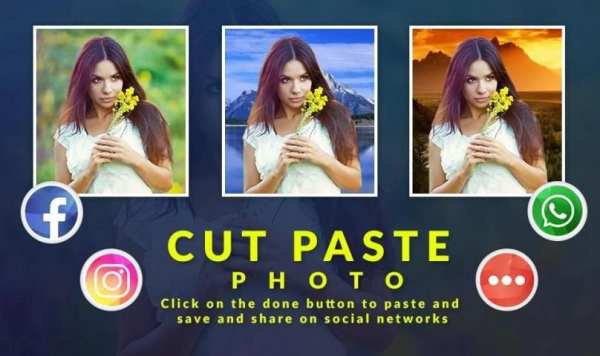 Cut Paste Photo Editor - Cut Paste Photo स्क्रीनशॉट 1
