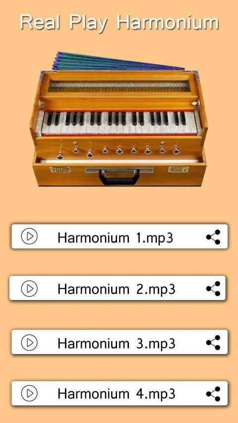Real Play Harmonium : Real Sounds screenshot 1